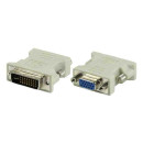 Monitor DVI-VGA adapter -DVI 29pin dugó(M)- VGA 15pin CMP-ADAP21, König Monitor DVI-VGA adapter -DVI 29pin dugó(M)- VGA 15pin CMP-ADAP21, König