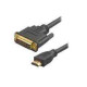 HDMI - DVI kábel Gold M/M 5m