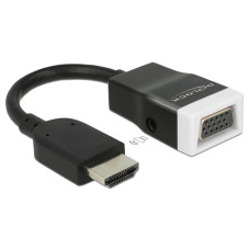 DELOCK Átalakító HDMI-A male to VGA female audió funkcióval DELOCK Átalakító HDMI-A male to VGA female audió funkcióval