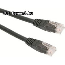 Kab UTP Patch &aacute;rny&eacute;kolt 1m CAT6 FTP Black PP6-1M/BK