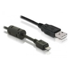 Delock USB A - USB micro A M/M adatkábel 1m fekete