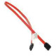 HDD SATA kábel 30cm (RED)