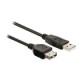 Kab USB2.0 A-A Hosszabitó 3m P-M Valueline VLCP60011B30