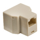 Valueline Valueline RJ45 jelosztó, RJ45 aljzat – 2x RJ45 aljzat, elefántcsontszínű