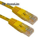 Kab UTP Patch  1m Sárga Gembird PP12-1M/Y