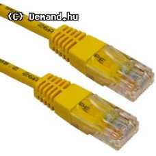 Kab UTP Patch  1m S&aacute;rga Gembird PP12-1M/Y