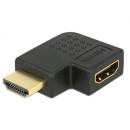 DELOCK Adapter HDMI male - HDMI female 90° left (65077) DELOCK Adapter HDMI male - HDMI female 90° left (65077)