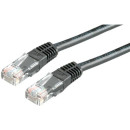 ROLINE UTP CAT5e patch 0,5m fekete ROLINE UTP CAT5e patch 0,5m fekete