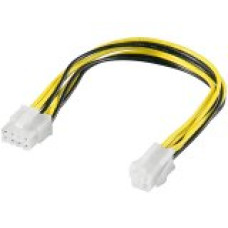 Power cable P4 4pin-F/P8 4+4 pin-M 15cm AK-CA-10