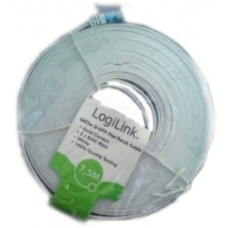 LogiLink CP0134 Cat5e lapos patch k&aacute;bel - Feh&eacute;r - 1m