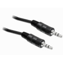 Delock 84001 DC jack 3,5mm apa / apa audio kábel - 2,5m