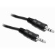 Delock 84001 DC jack 3,5mm apa / apa audio kábel - 2,5m