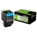 Lexmark CX310/410/510 Cyan (802HC) lézertoner, eredeti 3K / 80C2HC0 Lexmark CX310/410/510 Cyan (802HC) lézertoner, eredeti 3K / 80C2HC0