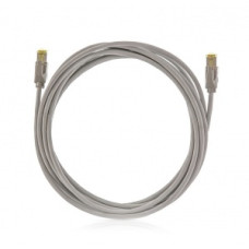 KELINE Kateg&oacute;ria 6A, 10Giga patch k&aacute;bel STP, 1 m, LSOH halog&eacute;nment&eacute;s, sz&uuml;rke KEL-C6A-P-010