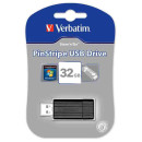 32Gb USB Verbatim PinStripe 49064