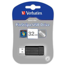 32Gb USB Verbatim PinStripe 49064 32Gb USB Verbatim PinStripe 49064