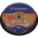 DVD-R Verbatim 4,7Gb 16x 10db/henger DVD-R Verbatim 4,7Gb 16x 10db/henger