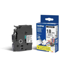 BROTHER TZ-241 lamin&aacute;lt P-touch szalag (18mm) Black on White - 8m
