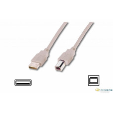 Assmann USB A-B összekötő kábel 1,8m /AK-300102-018-E/