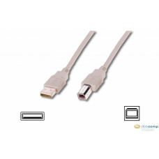 Assmann USB A-B &ouml;sszek&ouml;tő k&aacute;bel 1,8m /AK-300102-018-E/