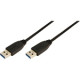 LogiLink USB 3.0 kábel A típusA típus fekete 2m