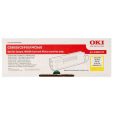 OKI 43865721 Yellow 6K C5850/5950
