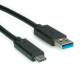 ROLINE Kábel USB 3.1 A-C, M/M 1m