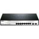 D-Link Switch 8x1000Mbps + 2 SFP slot DLK DGS-1210-10