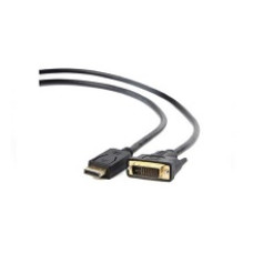 DISPLAYPORT - DVI-D k&aacute;bel 1.0m  (Gembird - CC-DPM-DVIM-1M)
