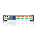 Elosztó KVM  4PC USB ATEN +kábel Dual-View CS1744