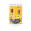 USB3.0-A apa/anya hosszabitó 2m Delock 82753 USB3.0-A apa/anya hosszabitó 2m Delock 82753