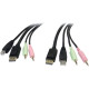 STARTECH USB DISPLAYPORT KVM CABLE STARTECH USB DISPLAYPORT KVM CABLE
