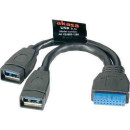 USB3.0 - Y 2 x USB-A - 19p anya internal 82941 USB3.0 - Y 2 x USB-A - 19p anya internal 82941