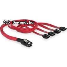 Delock miniSAS SFF8087 to 4xSATA 0,5m 83057