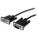STARTECH 1M BLACK DB9 SERIAL CABLE M/F STARTECH 1M BLACK DB9 SERIAL CABLE M/F