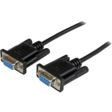 STARTECH - USB3 BASED 1M BLACK DB9 NULL MODEM CABLE