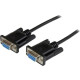 STARTECH - USB3 BASED 1M BLACK DB9 NULL MODEM CABLE