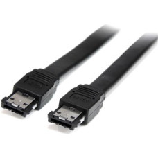 STARTECH ESATA3 91.44 cm SATA Data Transfer Cable for Notebook, Desktop Computer - First End: 1 x Male eSATA, Male eSATA - Second End: 1 x Male eSATA - Shielding - Black STARTECH ESATA3 91.44 cm SATA Data Transfer Cable for Notebook, Desktop Computer - First End: 1 x Male eSATA, Male eSATA - Second End: 1 x Male eSATA - Shielding - Black