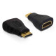 Fordító HDMI C-papa - HDMI A-mama Delock/ 65244 Fordító HDMI C-papa - HDMI A-mama Delock/ 65244