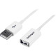 STARTECH - USB3 BASED 3M WHITE USB EXTENSION CABLE STARTECH - USB3 BASED 3M WHITE USB EXTENSION CABLE