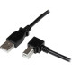 STARTECH - USB3 BASED 2M RIGHT ANGLE USB B CABLE STARTECH - USB3 BASED 2M RIGHT ANGLE USB B CABLE