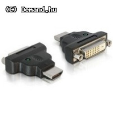Fordító DVI 25 mama - HDMI 19 papa Delock 65020 Fordító DVI 25 mama - HDMI 19 papa Delock 65020
