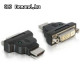 Fordító DVI 25 mama - HDMI 19 papa Delock 65020 Fordító DVI 25 mama - HDMI 19 papa Delock 65020