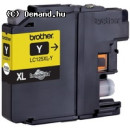 Brother LC125 Tintapatron Yellow XL(Eredeti) LC125XLY Brother LC125 Tintapatron Yellow XL(Eredeti) LC125XLY