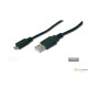 Assmann USB A -- mini USB összekötő kábel 1.8m /AK-300130-018-S/