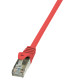LOGILINK CAT5E F/UTP PATCH CABLE AWG26 RED 1,00M CP1034S