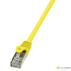 LOGILINK CAT5E F/UTP PATCH CABLE AWG26 YELLOW 1,00M CP1037S