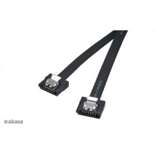 Akasa - Proslim - SATA adatkábel - fekete - 30cm - AK-CBSA05-30BK