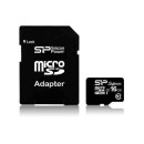 SILICON POWER 16GB Micro Secure Digital Card + SD adapter CL10
