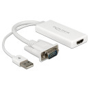 DeLock VGA HDMI adapter audió funkcióval DeLock VGA HDMI adapter audió funkcióval